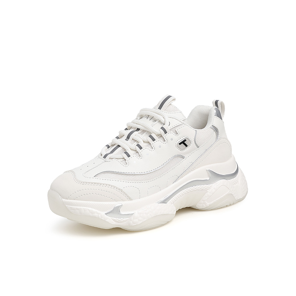 Tata/他她2021春时尚老爹鞋厚底百搭休闲女鞋W6B01AM1