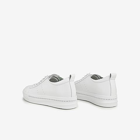 Tata/他她2021春时尚板鞋小白鞋百搭厚底舒适休闲鞋新款WHN02AM1