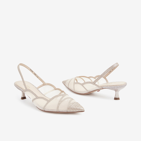 Tata/他她2021夏专柜同款细跟后空凉鞋通勤时装女凉新7IY09BH1