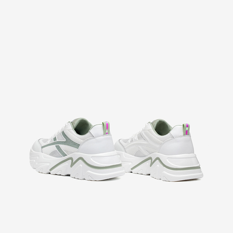 Tata/他她2021夏商场同款网面老爹鞋厚底女休闲鞋新Y9A01BM1