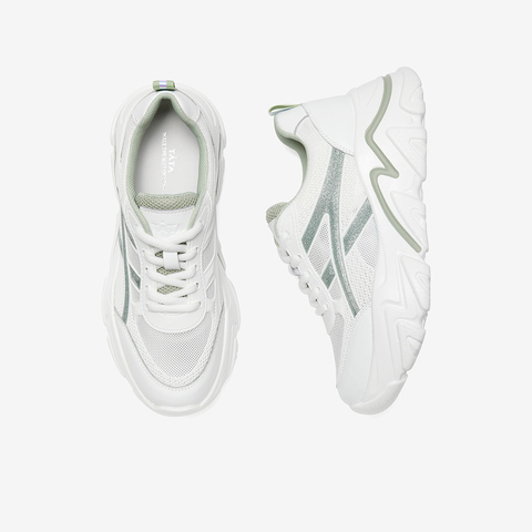 Tata/他她2021夏商场同款网面老爹鞋厚底女休闲鞋新Y9A01BM1