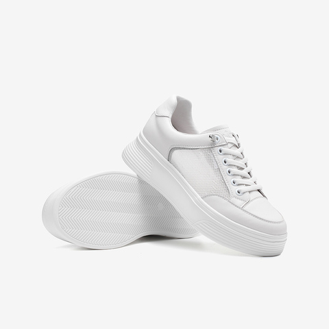 Tata/他她2021夏商场同款拼接网面厚底小白鞋休闲女鞋WJN07BM1