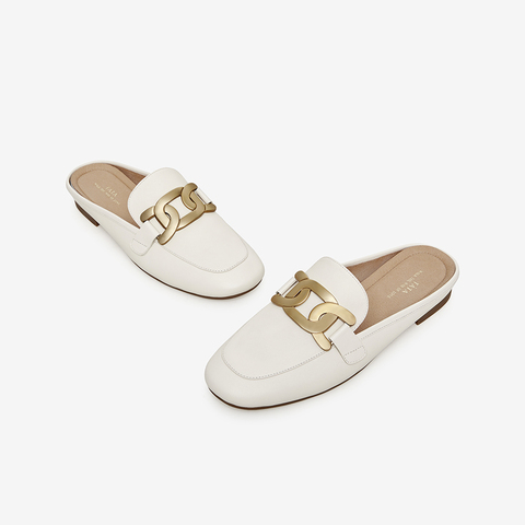 Tata/他她2021夏时尚低跟后空凉鞋舒适穆勒鞋女新款7QC02BH1