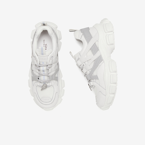 Tata/他她2021秋时尚拼接厚底休闲老爹鞋百搭新款女鞋GZT06CM1