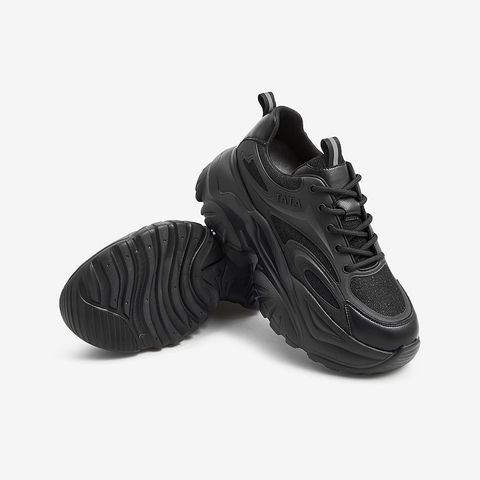 Tata/他她2022春商场同款时尚厚底拼接休闲老爹鞋女鞋新WLM03AM2