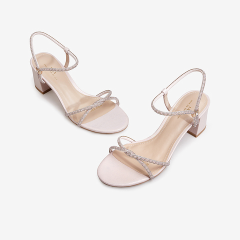 Tata/他她2022夏商场同款一字带女凉鞋时装凉鞋新款6LK02BL2