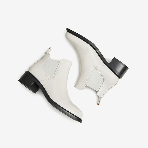 Tata/他她2022冬商场同款时尚经典百搭切尔西低靴新款7XF41DD2