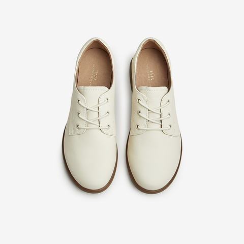 Tata/他她2023春商场同款时尚休闲纯色系带单鞋女新款7BJ28AM3