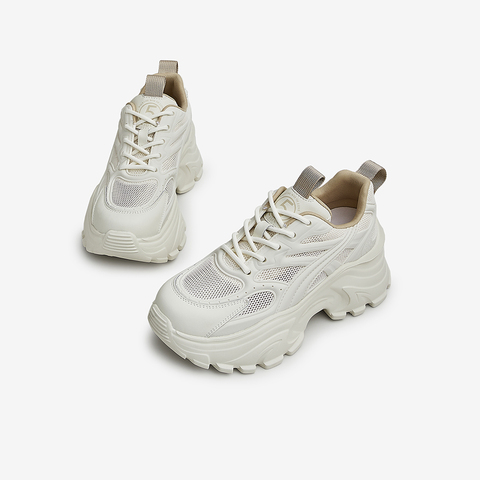 Tata/他她2023夏商场同款休闲纯色厚底老爹鞋女新款GKEA1BM3