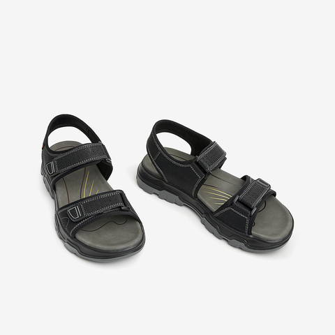 Tata/他她2023夏时尚百搭简约舒适凉鞋男新款QDA01BL3