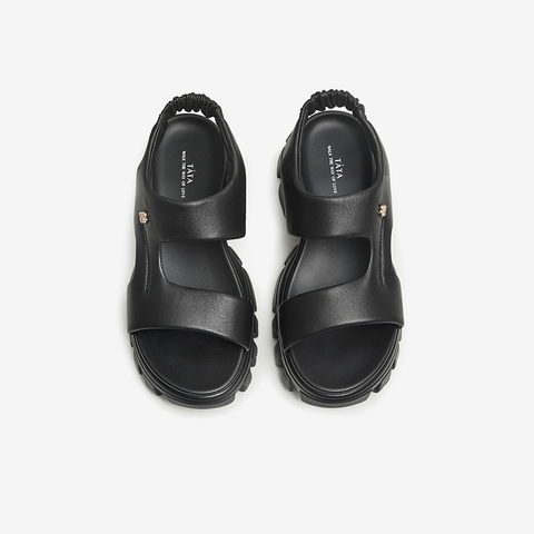 Tata/他她2023夏时尚简约百搭舒适沙滩凉鞋女鞋新款WNM01BL3