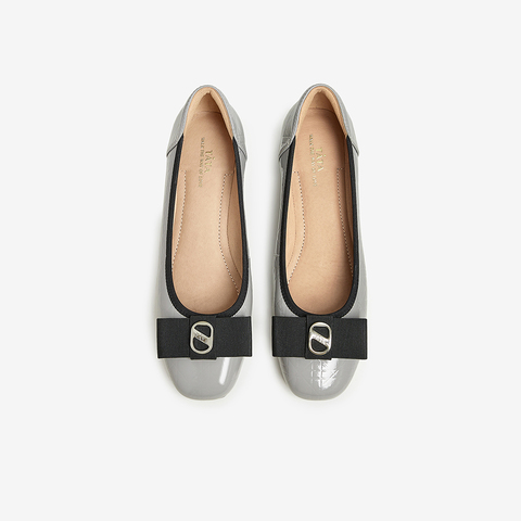 Tata/他她2023秋商场同款牛皮时尚百搭浅口单鞋女新款UAK01CQ3