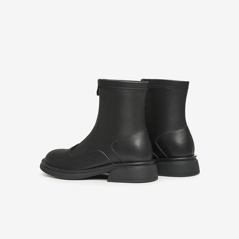 Tata/他她2023冬商场同款简约时尚百搭时装靴女新款W5S01DZ3