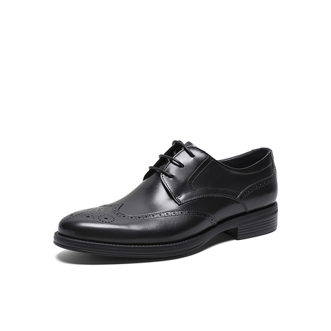 Tata/他她2023春时尚英伦风布洛克商务正装男单鞋NEL01AM3