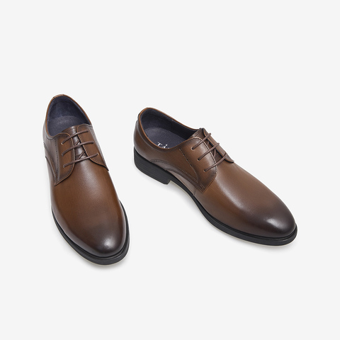 Tata/他她2023新款牛皮革绑带商务鞋德比鞋男皮鞋DSCN3AM3