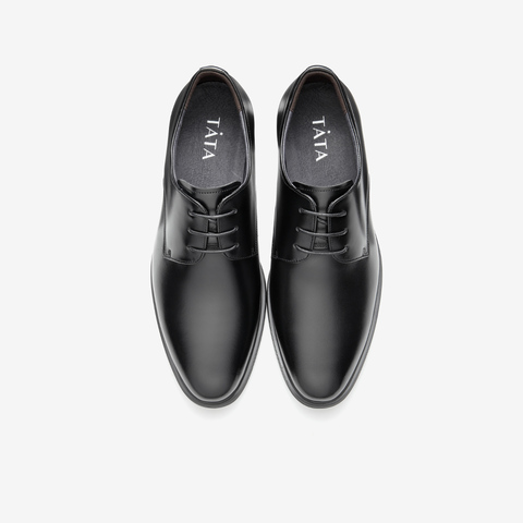 Tata/他她2023春牛皮革商务正装德比鞋男单鞋DSQN2AM3