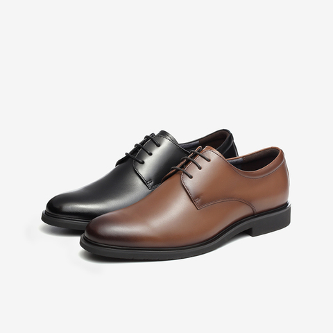 Tata/他她2023春牛皮革商务正装德比鞋男单鞋DSQN2AM3