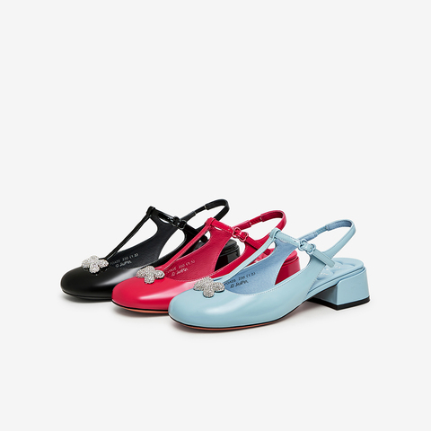 Tata/他她2023夏商场同款奈美兔联名时尚后空凉鞋新款7OA05BH3