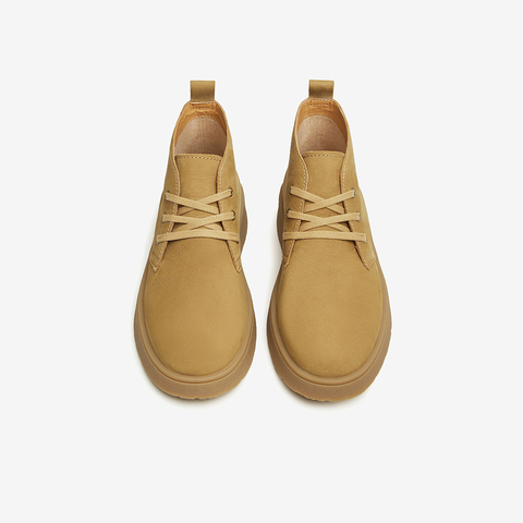 Tata/他她2023冬简约纯色百搭休闲低靴男新款72F40DD3