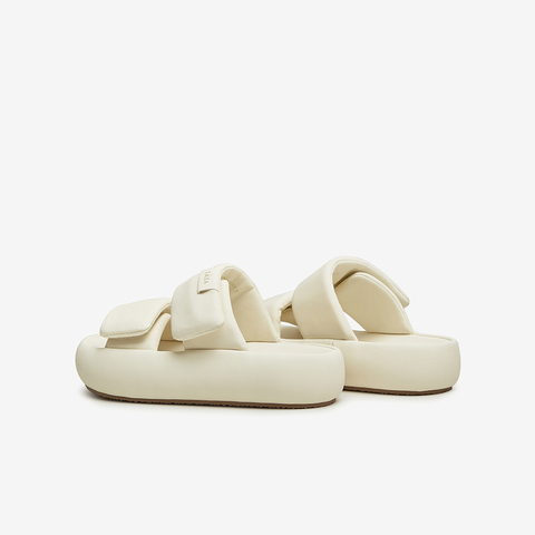 Tata/他她2023夏商场同款时尚面包鞋一字拖鞋女鞋新款WXP02BT3