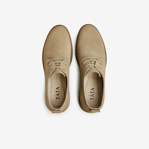 Tata/他她2023冬简约百搭系带纯色休闲皮鞋男新款VEI01DM3