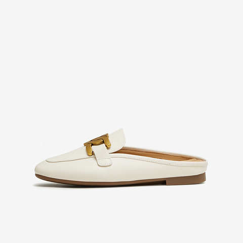 Tata/他她2023春时尚低跟后空凉鞋舒适穆勒鞋女新款7QC02AH3