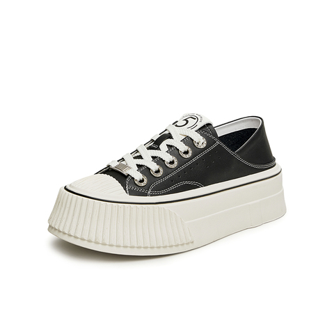 【唯品专销】Tata/他她2024春时尚简约百搭休闲板鞋女新款DWAK1AM4