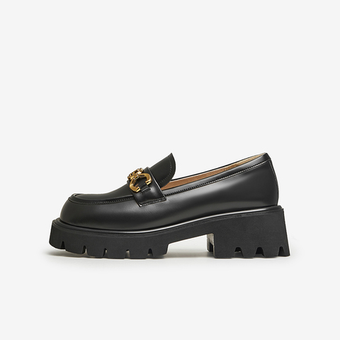 TATA/他她2024春商场同款百搭时尚简约方跟乐福鞋女新款WG901AA4