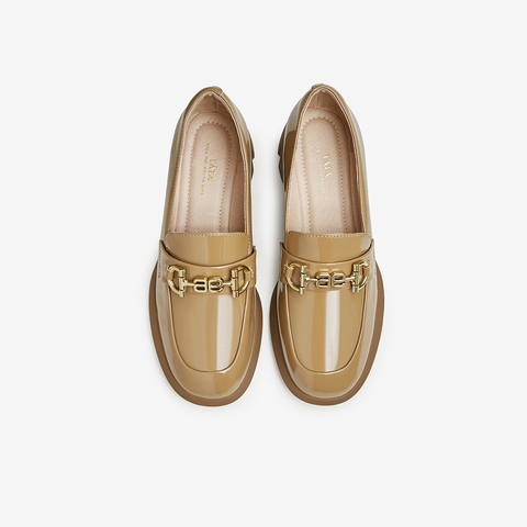 Tata/他她2024春市场同款时尚简约百搭中跟女鞋单鞋新款WCNA4AA4