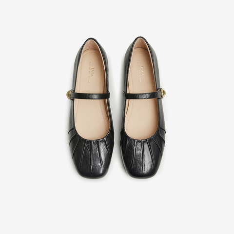 Tata/他她2024春商场同款时尚休闲百搭浅口单鞋女新款Y8GA5AQ4