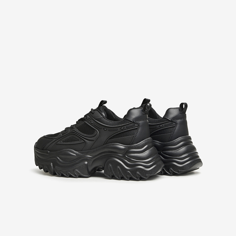 Tata/他她2024春商场同款休闲纯色时尚百搭老爹鞋女新款WH201AM4