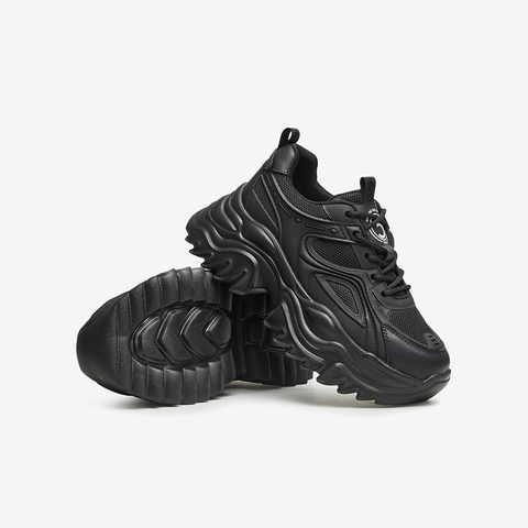 Tata/他她2024春商场同款休闲纯色时尚百搭老爹鞋女新款WH201AM4