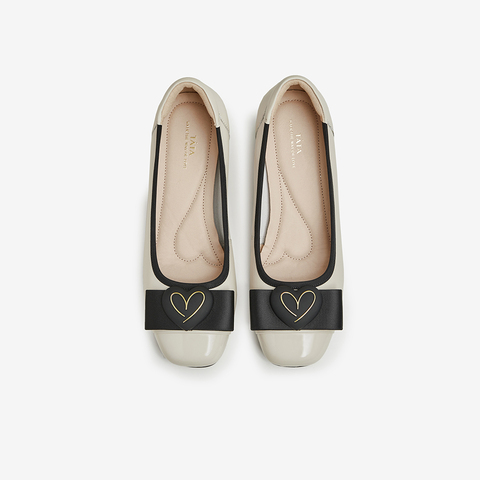 TATA/他她2024春商场同款时尚休闲简约圆头单鞋新款X8MA4AQ4