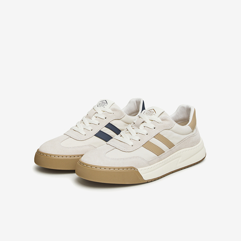 Tata/他她2024春时尚休闲厚底撞色百搭德训板鞋男鞋新款QDR01AM4