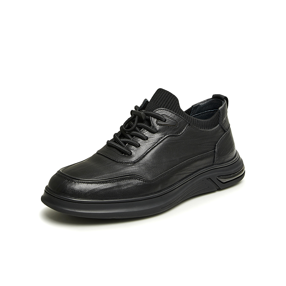 Tata/他她2024春商场同款时尚休闲大气皮鞋男士新款OCE01AM4