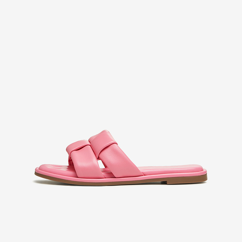 Tata/他她2024夏休闲百搭时尚潮流女一字拖鞋新款D6AA1BT4