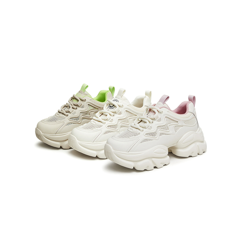 Tata/他她2024夏时尚简约休闲百搭女老爹鞋新款WOG16BM4