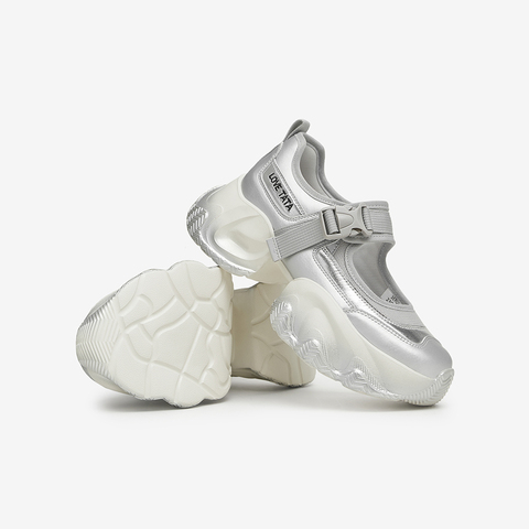 Tata/他她2024夏厚底时尚简约休闲浅口女单鞋新款3ER01BQ4