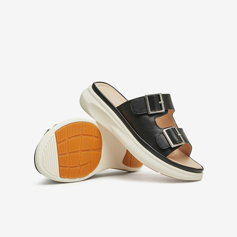 Tata/他她2024夏商场同款简约百搭时尚休闲女拖鞋新款YEU01BT4