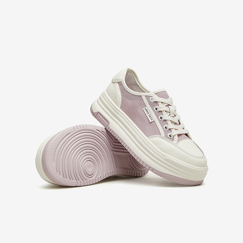 Tata/他她2024夏商场同款运动时尚休闲厚底女板鞋新款WL801BM4