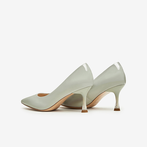 Tata/他她2024春商场同款时尚休闲甜美细跟单鞋新款7DDT9AQ4