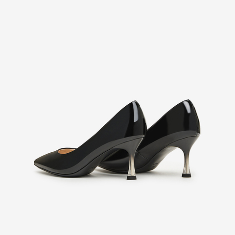 Tata/他她2024春商场同款时尚休闲甜美细跟单鞋新款7DDT9AQ4