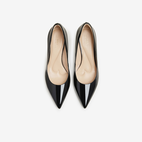 Tata/他她2024春商场同款时尚休闲甜美细跟单鞋新款7DDT9AQ4