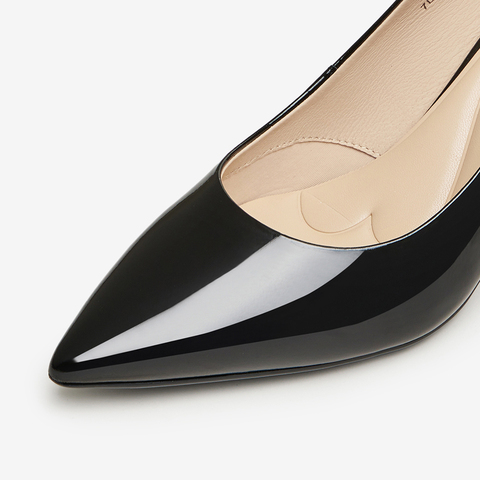 Tata/他她2024春商场同款时尚休闲甜美细跟单鞋新款7DDT9AQ4