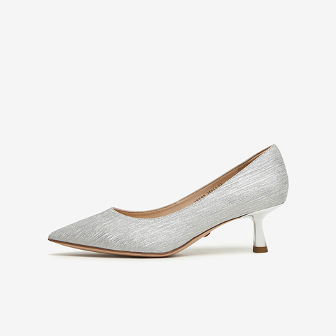 Tata/他她2024春商场同款时尚休闲甜美细跟单鞋新款7RXB9AQ4