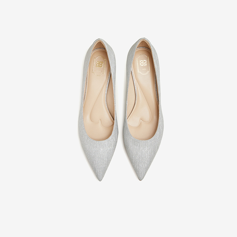 Tata/他她2024春商场同款时尚休闲甜美细跟单鞋新款7RXB9AQ4