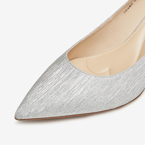 Tata/他她2024春商场同款时尚休闲甜美细跟单鞋新款7RXB9AQ4