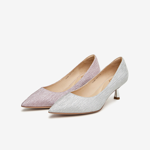 Tata/他她2024春商场同款时尚休闲甜美细跟单鞋新款7RXB9AQ4