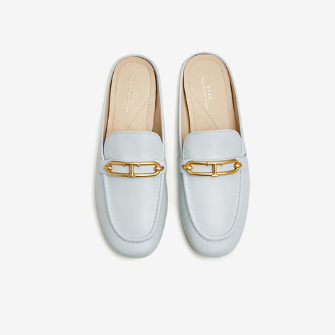 Tata/他她2024夏商场同款时尚穆勒鞋高级包头拖鞋女新款7QC08BH4