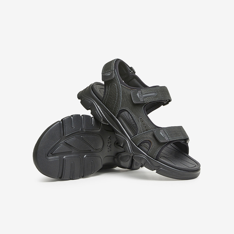 Tata/他她2024夏商场同款时尚百搭休闲凉鞋男新款27B15BL4